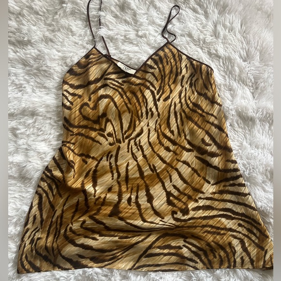 Valentino Vintage Valentino Íntimo Animal Print Slip Dress - Picture 4 of 5